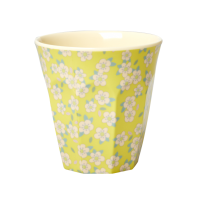Yellow Small Flower Melamine Cup Rice DK